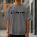 Unisex Oversized Standard T-Shirt – Death Note All Sizes (Grey Melange)